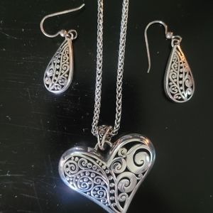 Brighton necklace and earring set